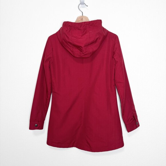 Bridge & Burn Warbler Jacket with Hood Burgundy Red Size XS - Picture 5 of 10